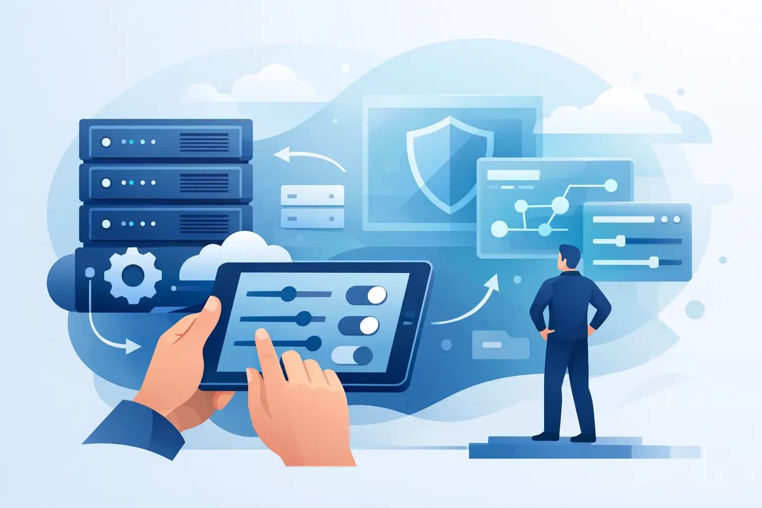 Server Provisioning That Preserves Control